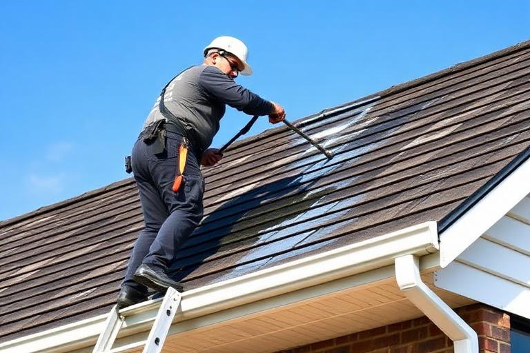 Roof and gutter cleaning service
